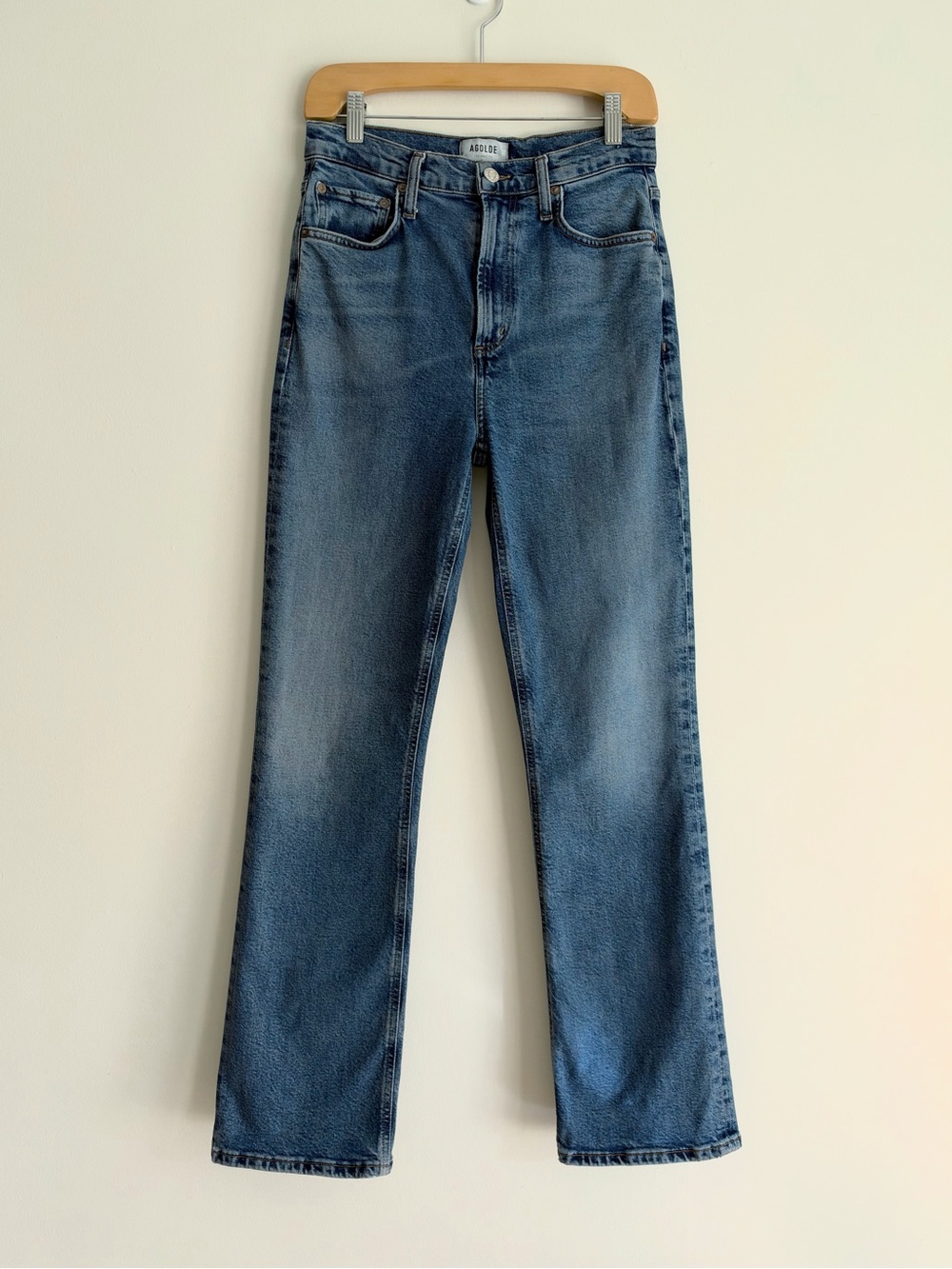 AGOLDE Vintage High Rise Bootcut Jean in Prophecy - Picture 5 of 14